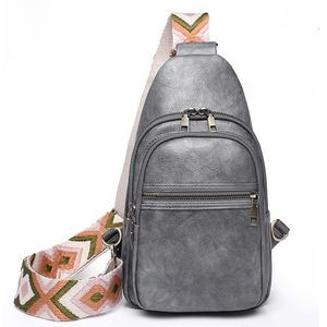 Small Sling Bag Leather Crossbody Fanny Fashion Waist Packs Chest :]
